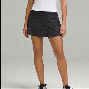 Queen of the court Tennis Golf Pickleball Foil Camouflage Skirt with Shorts